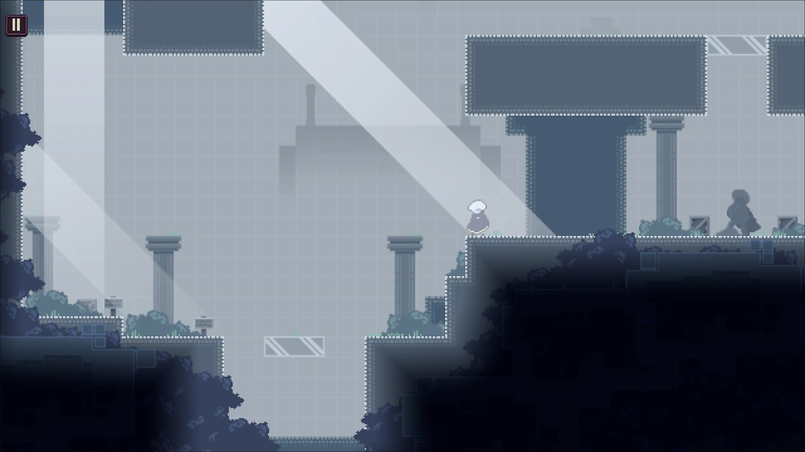 Perfectionism level with light rays and beautiful white minimalist environment